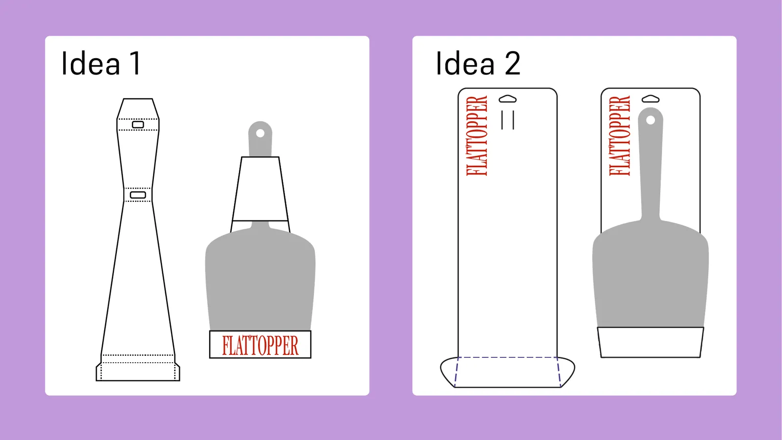 Flattopper idea sketches